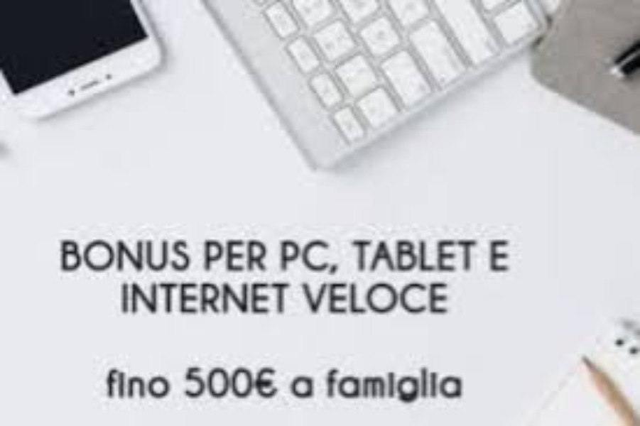 Voucher per la connettività e l'acquisto di un dispositivo digitale.